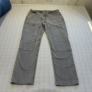 Huckberry Proof Men's Gray Utility Work Pants Casual Straight Leg (HB Straight)